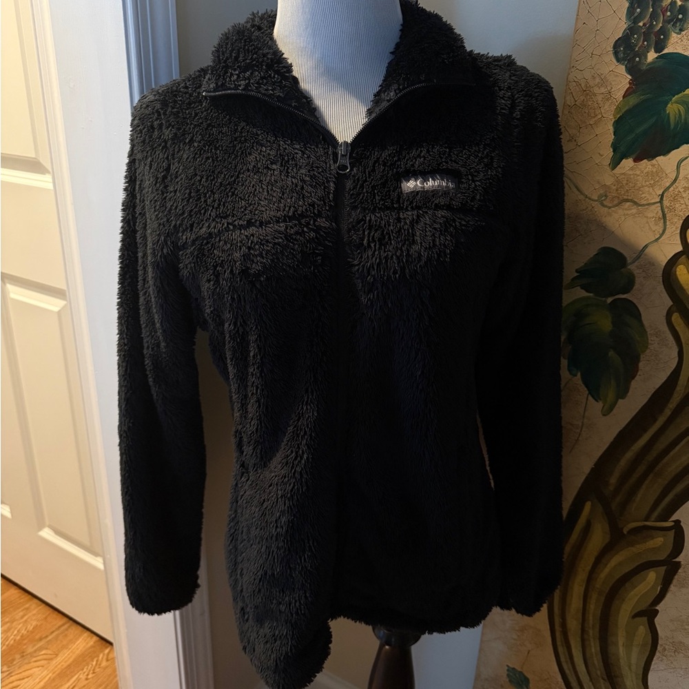 Women's North Face Black Fleece Jacket